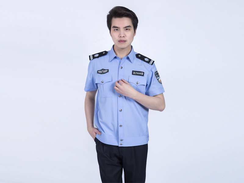 夏季短袖标志服